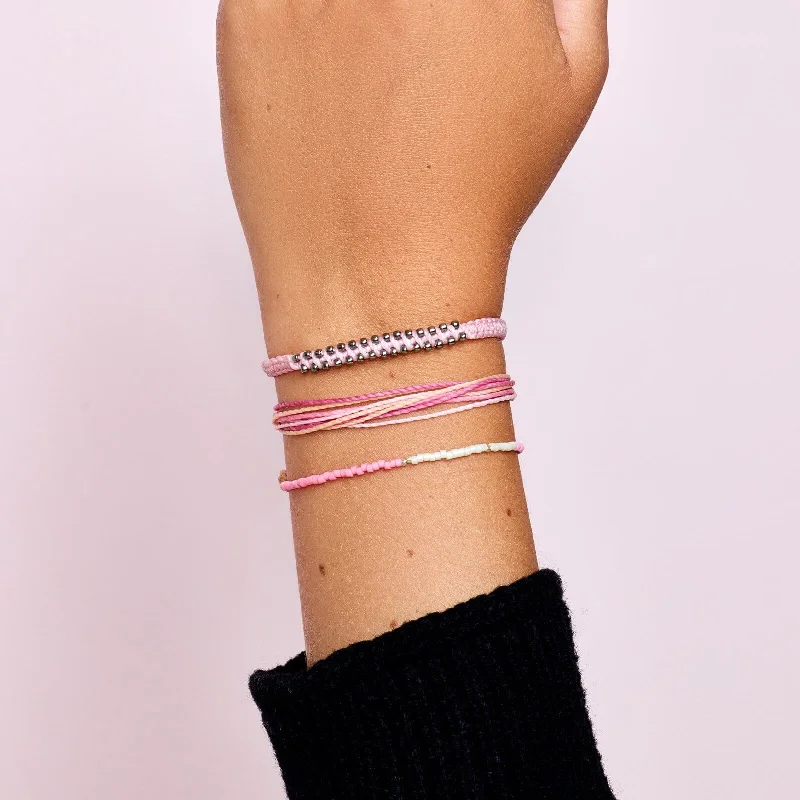 women’s simple gold bracelet-Pretty Pinks Pack