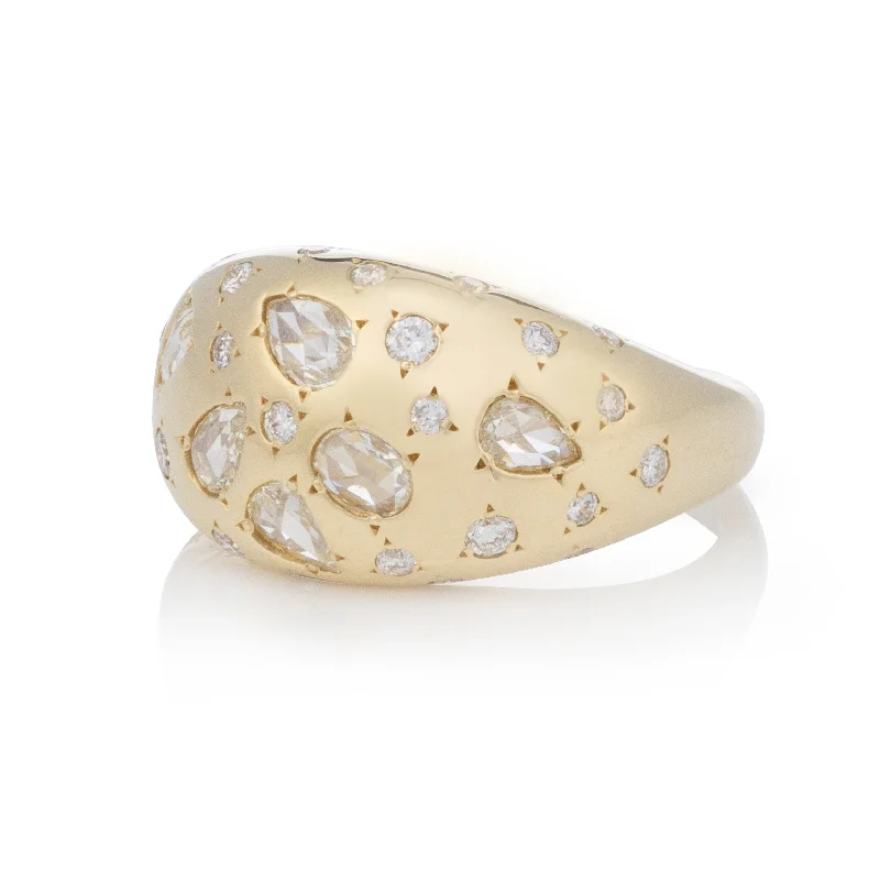 women’s marquise-cut ring-Mar Dome Ring