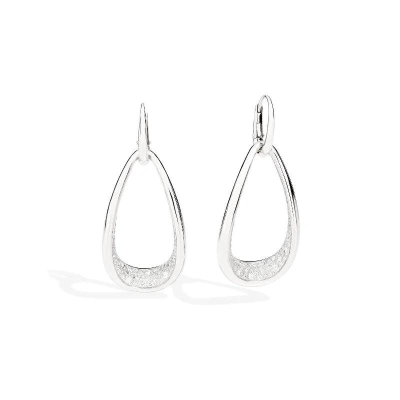 women’s luxury earrings with gemstones-Fantina Diamond Drop Earrings