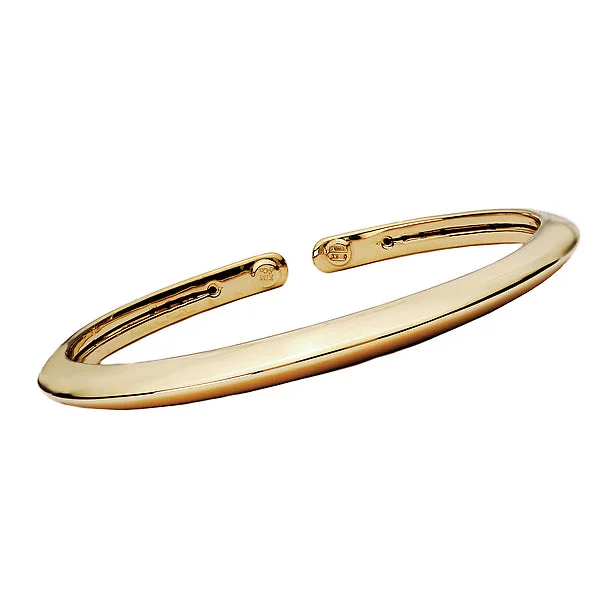 women’s stackable bracelet-14kt Gold Flexible Cuff