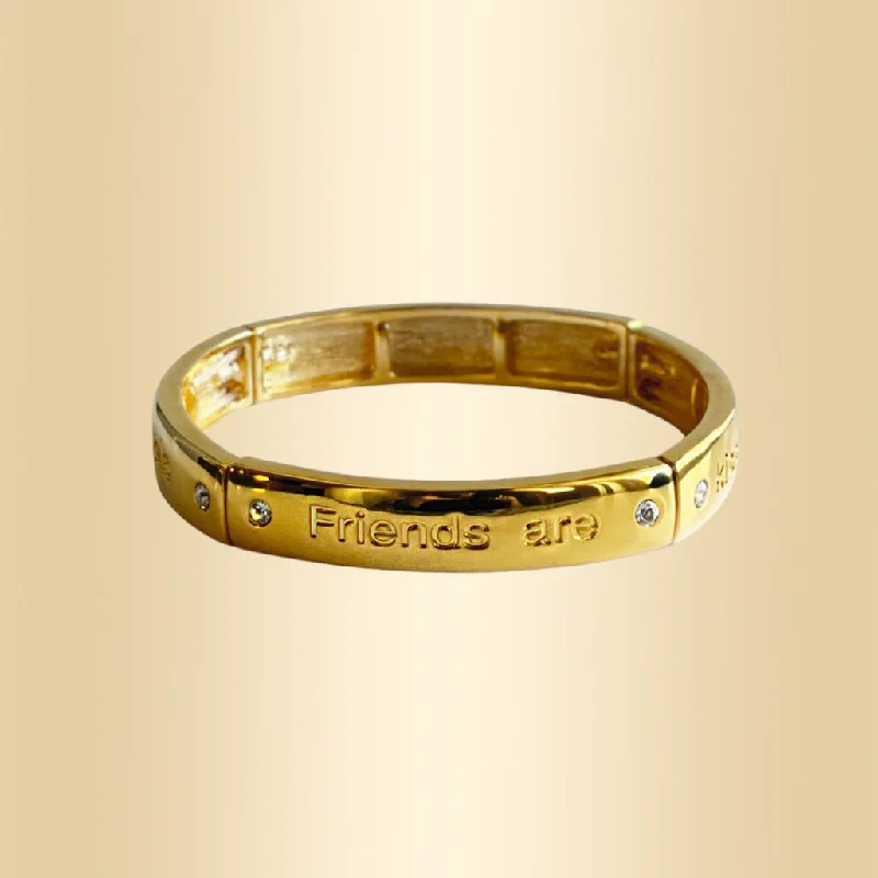 women’s casual bracelet-Friends Are Kisses Blown to Us by Angels