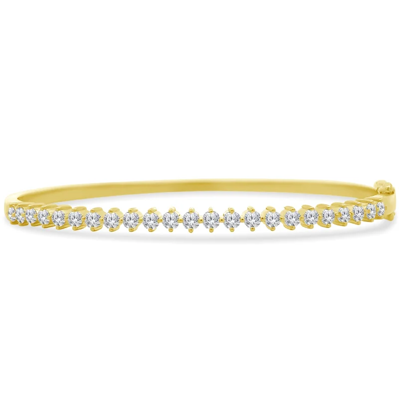 women’s luxury gemstone bracelet-Diamond Marrakesh Bangle