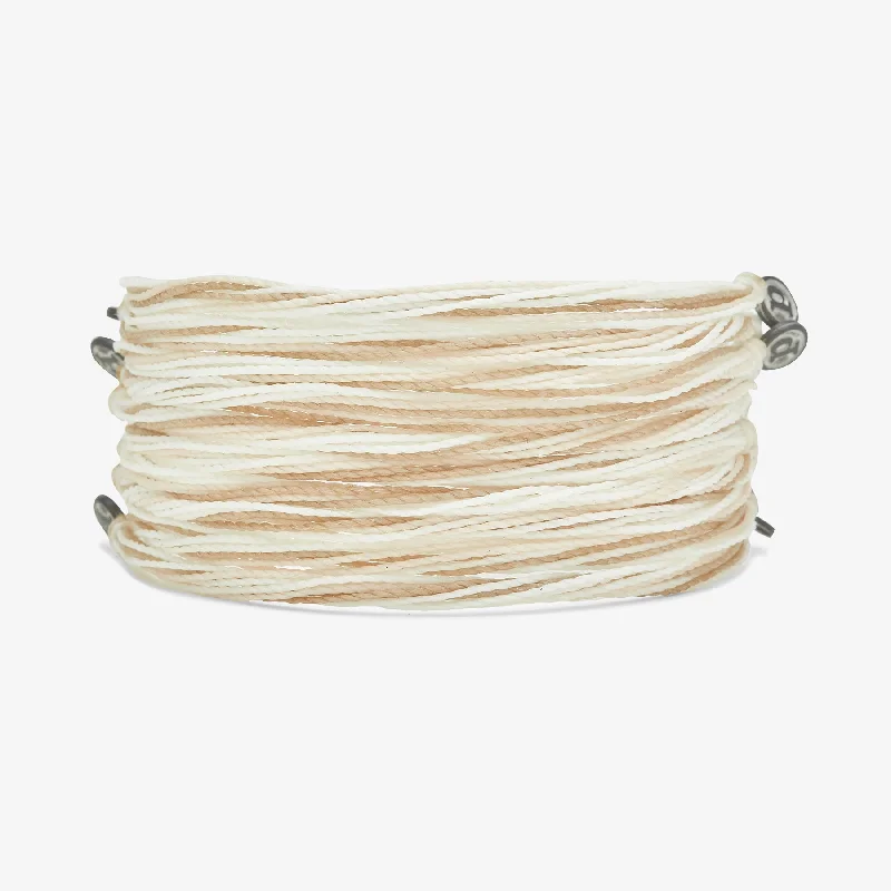 women’s solid gold bracelet-White Sands Friendship 10 Pack