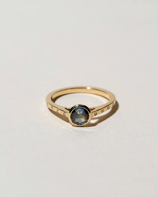 women’s sapphire engagement ring-Calatrava Ring - Blue Sapphire