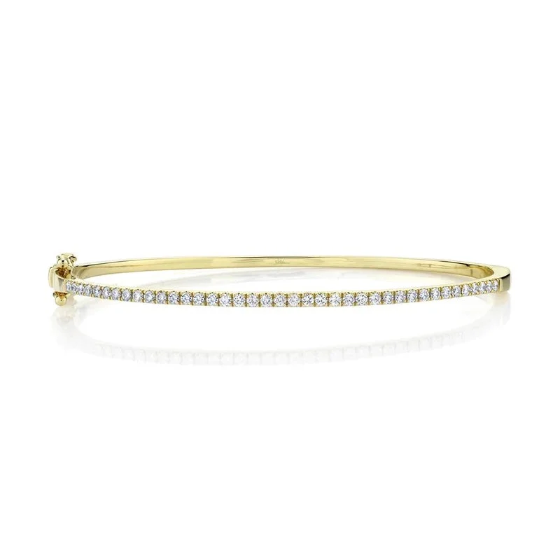 women’s stacked charm bracelet-0.62ct Diamond Bangle