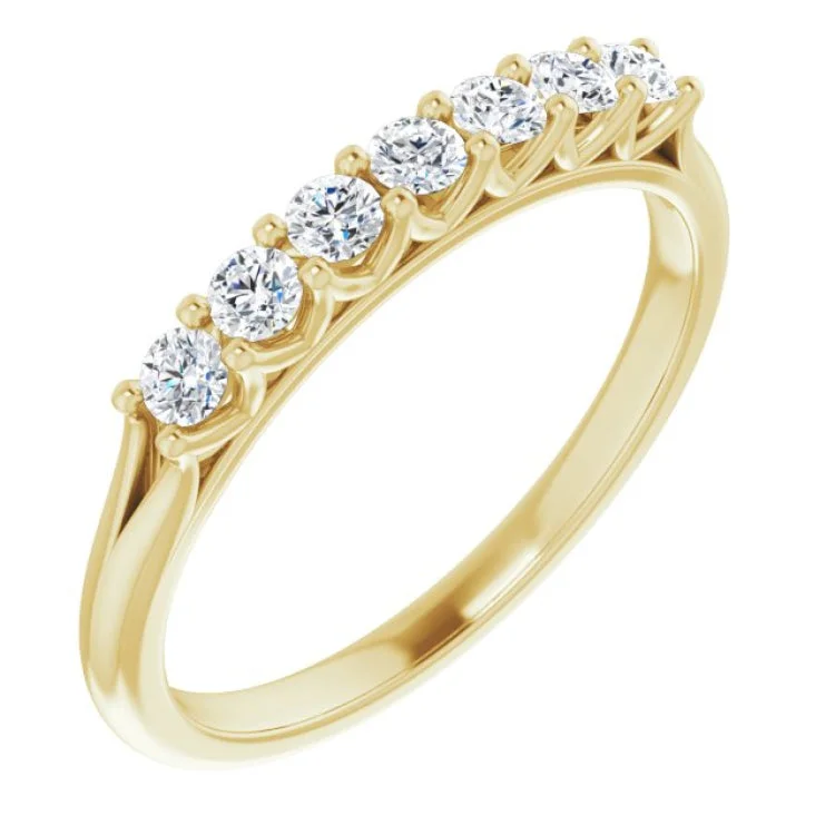 women’s statement ring-14K Yellow 1/3 CTW Natural Diamond Anniversary Band