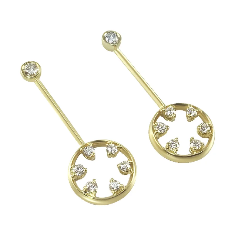 women’s boho earrings-Starwheel Earrings