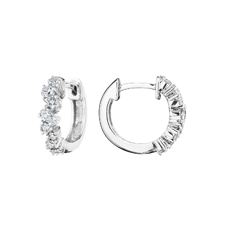 women’s silver hoop earrings-Stardust Huggie Earrings