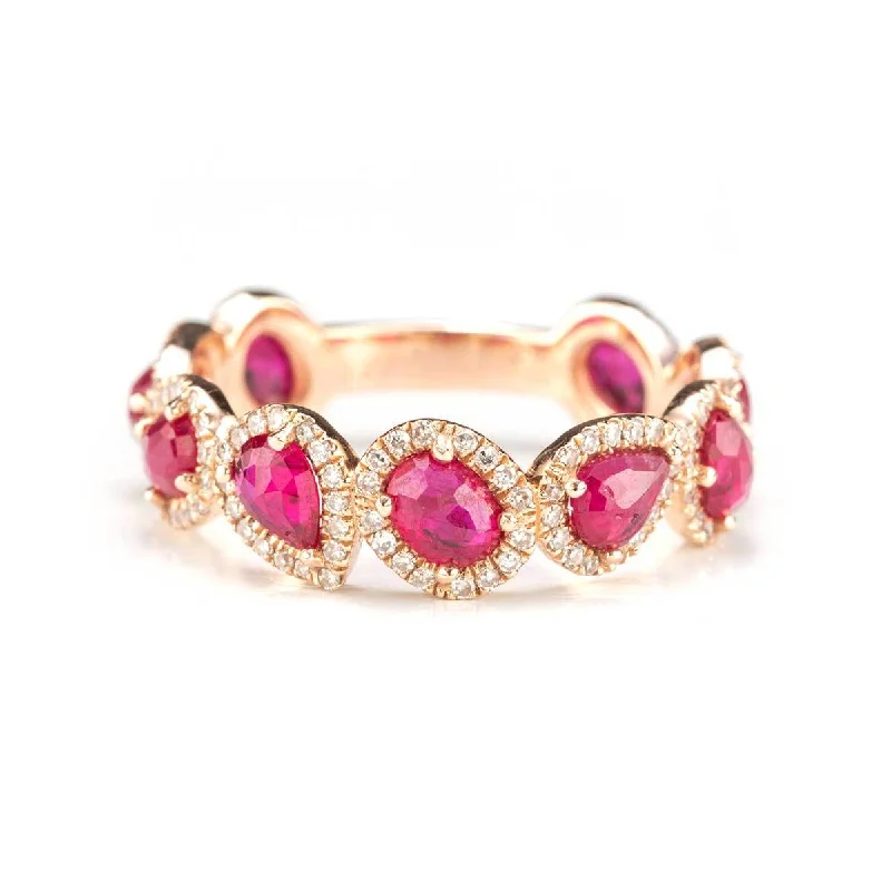 women’s adjustable ring-Dynasty Ruby Ring