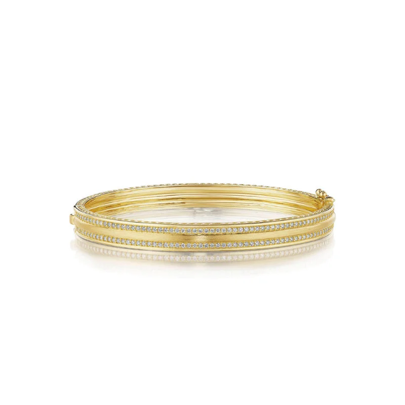 women’s chunky bracelet-Wide Engravable Bangle