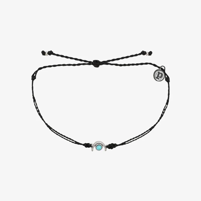 women’s luxury bracelet-Crescent Charm