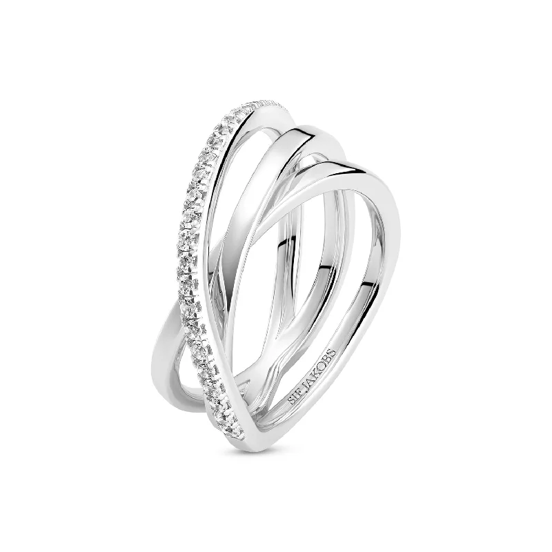 women’s emerald ring-Ring Spirale