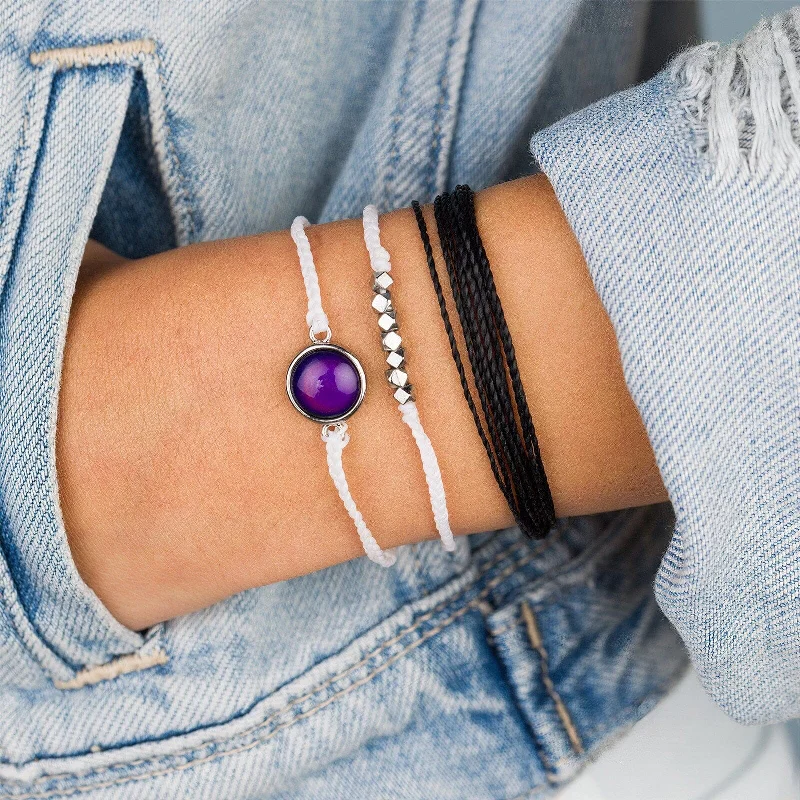 women’s luxury gemstone bracelet-Feeling Moody Pack