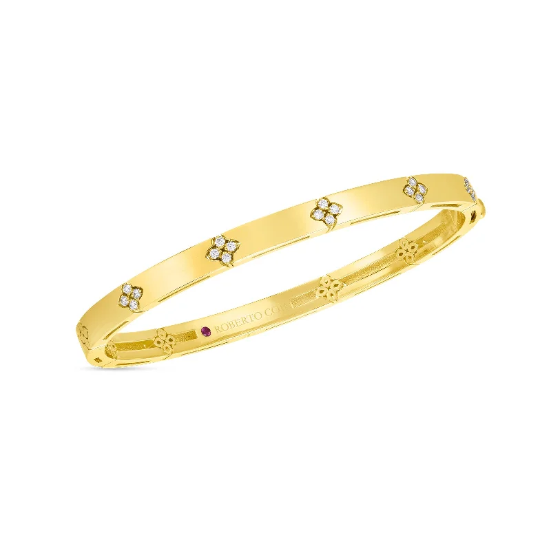 women’s diamond bracelet-Love in Verona Bangle with Diamonds (Narrow Version)