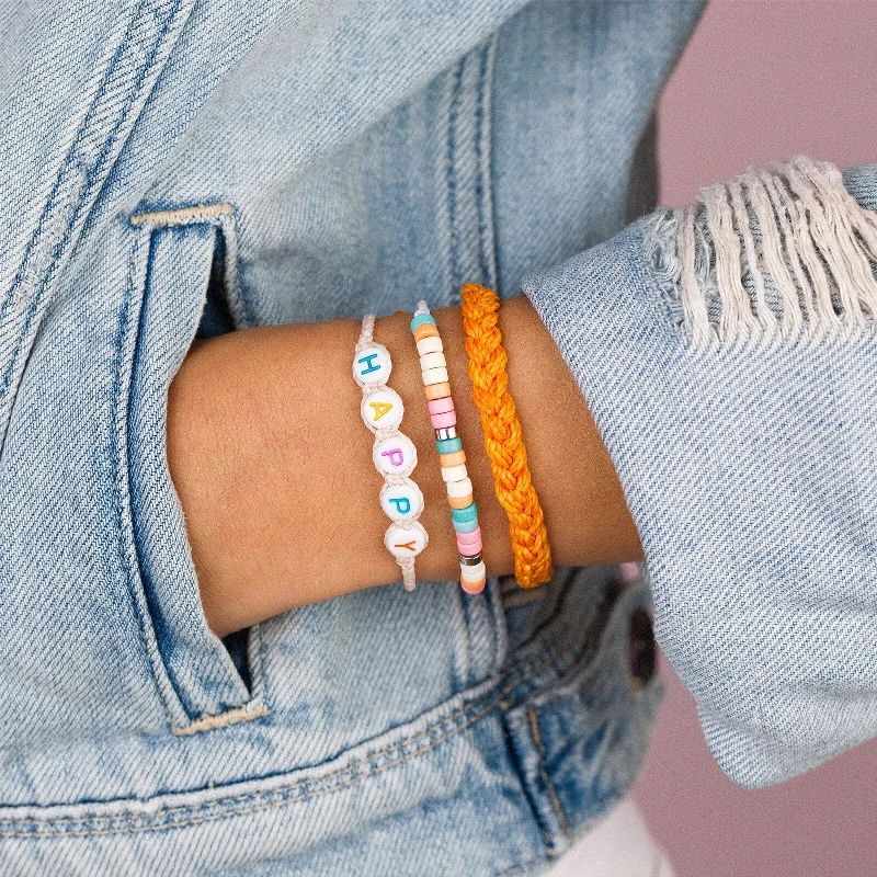 women’s friendship bracelet-Happy Feeling Pack