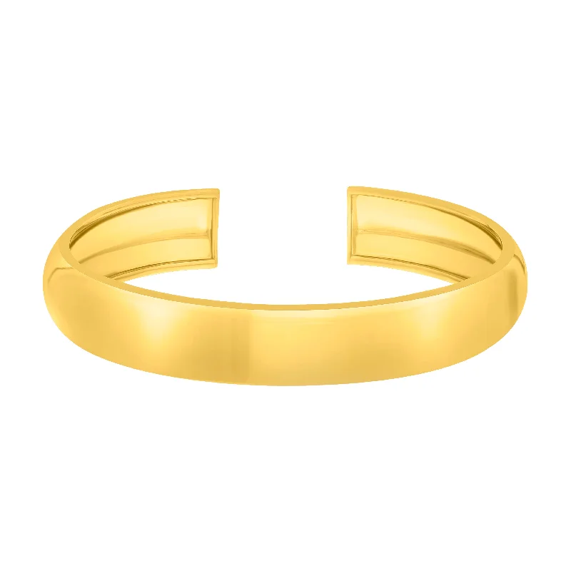 women’s classic gold bangle-Silver Plated Classic Cuff