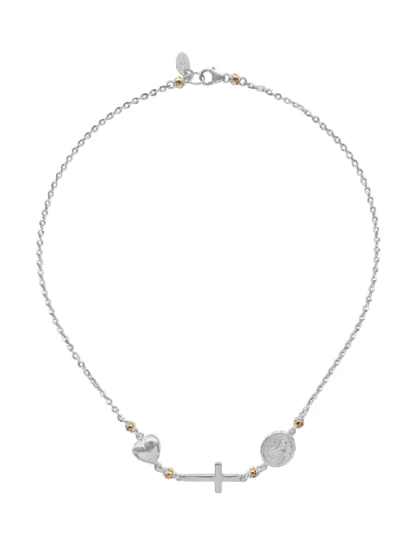 women’s delicate necklace-Jumbo Mosaic Necklace