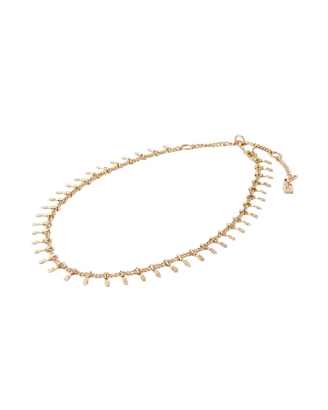 women’s diamond bracelet-Lumi Anklet - Gold