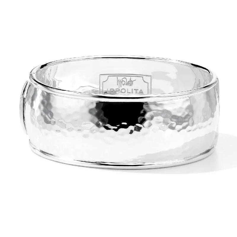 women’s oval bangle-Wide Classico Godde Hinged Bangle