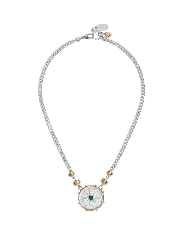 women’s crystal and pearl necklace-Jewel Gem Necklace