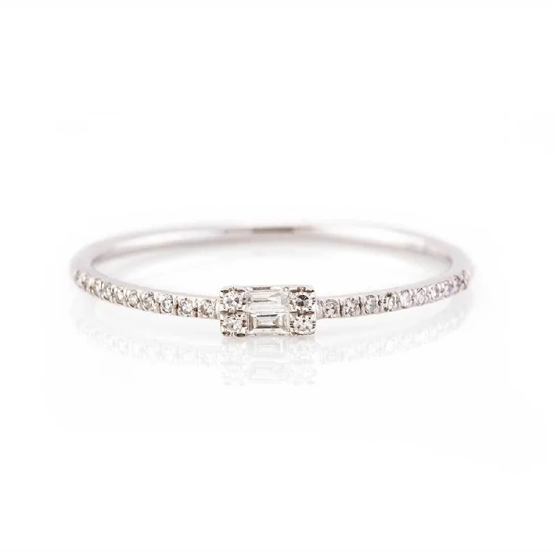 women’s classic ring-Baguette Addison Ring