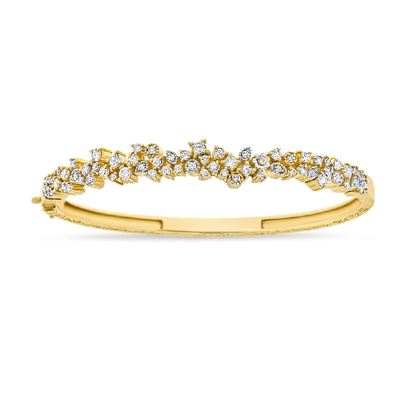 women’s boho bracelet-Confetti Diamond Bangle