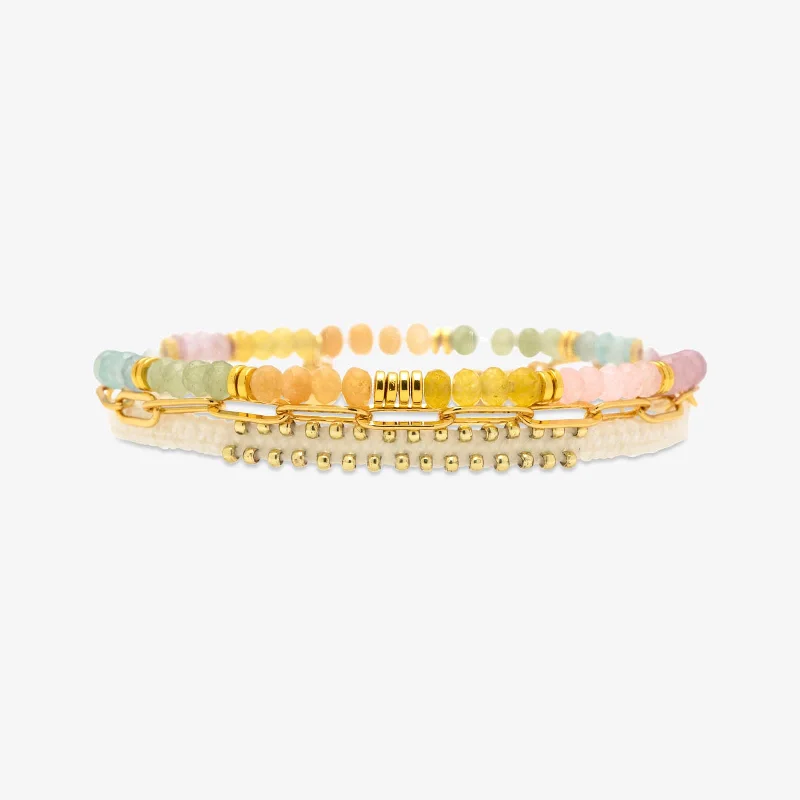 women’s heart-shaped bracelet-Ombre Crush Style Pack