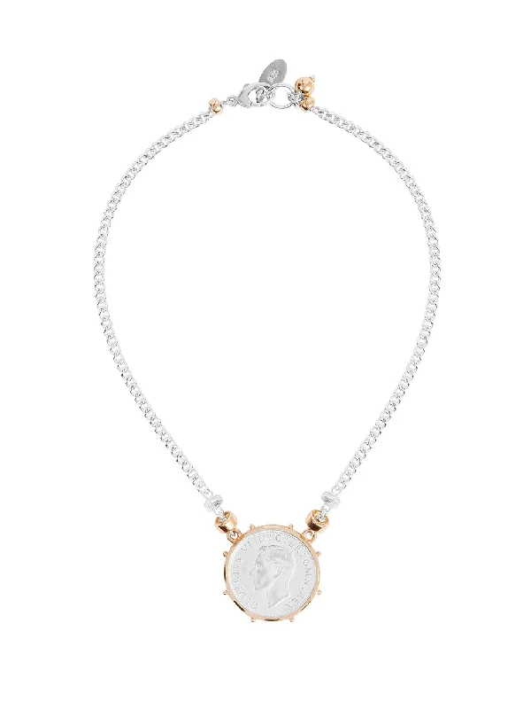 women’s rose-shaped necklace-Coronet Necklace