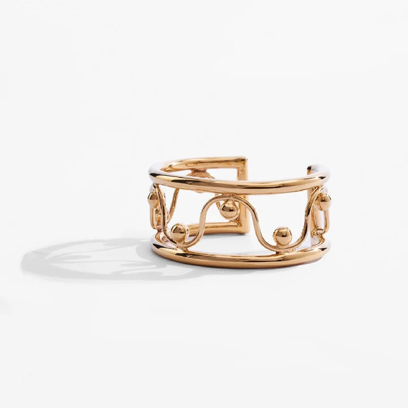 women’s minimalistic bracelet-Imba Statement Cuff