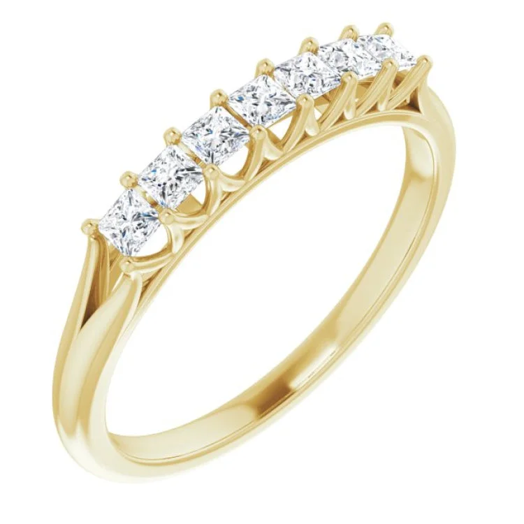 women’s diamond ring-14K Yellow 1/3 CTW Natural Diamond Anniversary Band