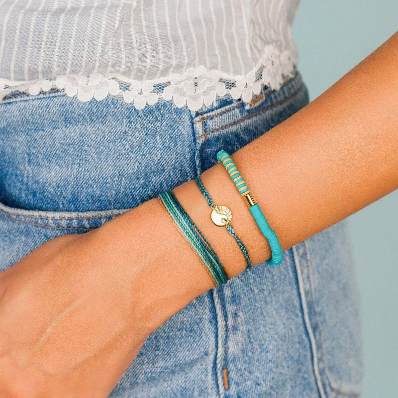 women’s statement bracelet-Teal Tides Pack