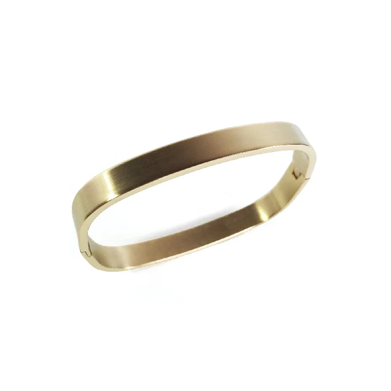 women’s elegant bracelet-Rectangle Bangle