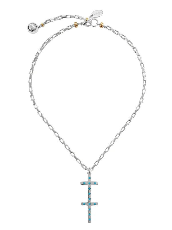 women’s hollow necklace-Unity Cross Necklace