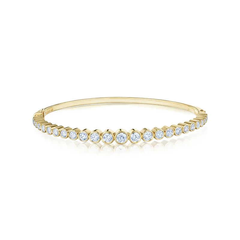 women’s wide bangle-Portofino Bangle with Diamonds