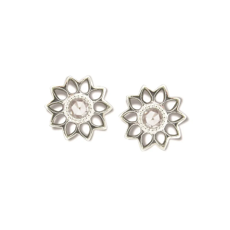 women’s cluster earrings-The Sunflower Earrings